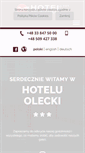 Mobile Screenshot of hotelolecki.pl